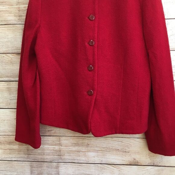 VINTAGE PENDLETON WOOL‎ BLAZER IN RED - Picture 3 of 6